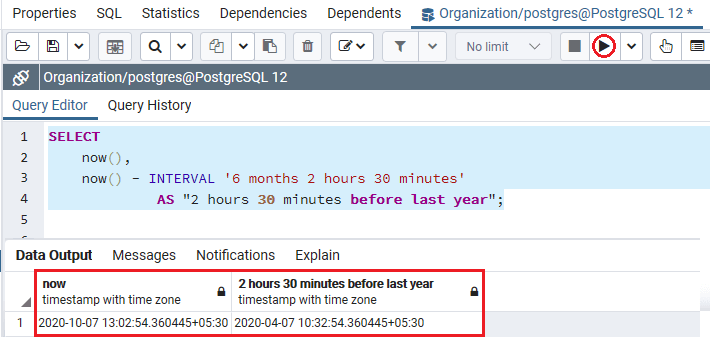 PostgreSQL Interval PostgreSQL 